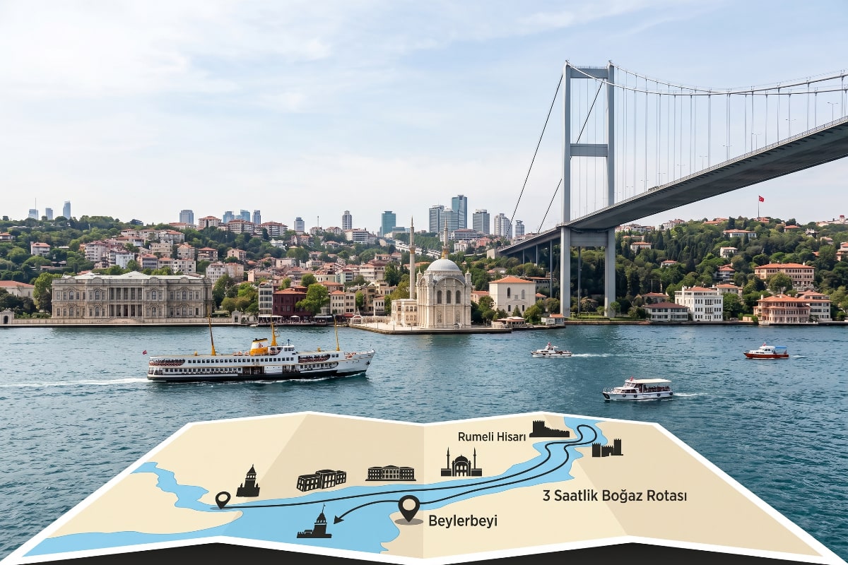 Beylerbeyi'den Başlayan 3 Saatlik Boğaz Rotası: Görmeden Dönmeyin